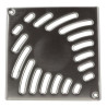 Kit gril+vis siphon 15x15 inox verrouillable
