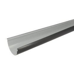 Profilé VODALIS® en TECHTAN®, gouttière demi-ronde à coller LG29, 4 m, graphite