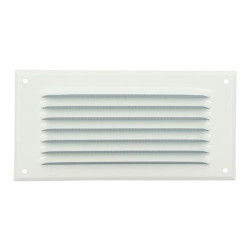 Grille alu.blanc m.10x20