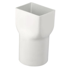 Mamelon mixte f.rect.m.cyl.100 blanc