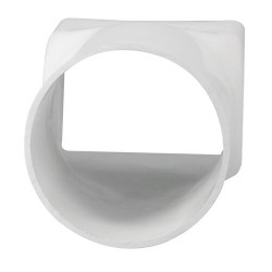 Mamelon mixte f.rect.m.cyl.100 blanc