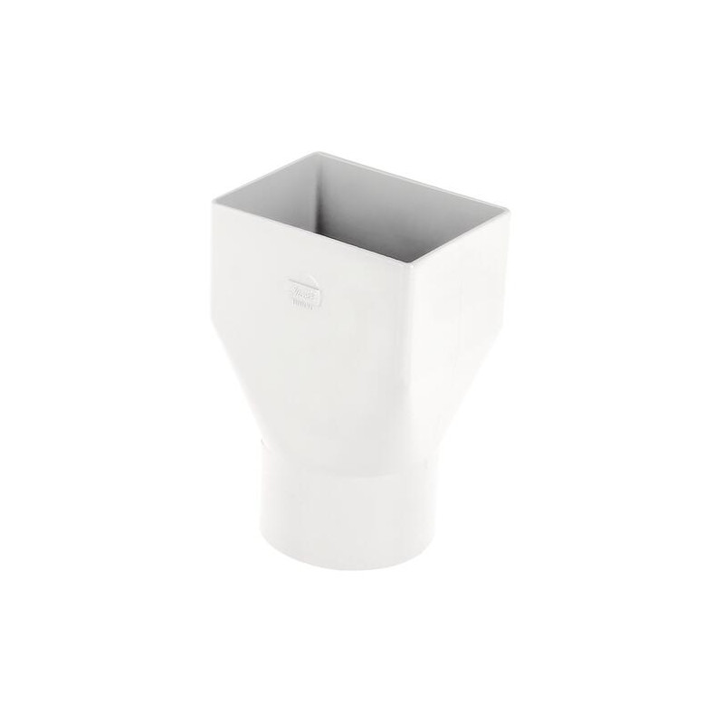 Mamelon mixte f.rect.m.cyl.80 blanc