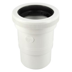 Manchon dilat. horizontale Ø100 blanc