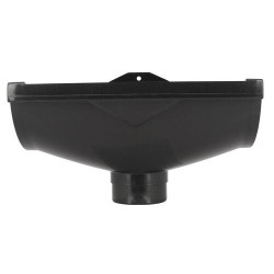 Naissance VODALIS® en TECHTAN®, Ø 80, gouttière demi-ronde LG29, graphite