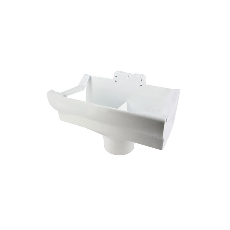 OVATION® en TECHTAN®, Ø 100, pour gouttière à coller LG38, blanc - D.100