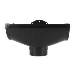 Naissance VODALIS® en TECHTAN®, Ø 100, pour gouttière à coller LG29, graphite