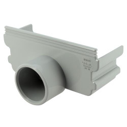 Fond/naissance d'extremite PVC d40/50 - accessoires caniveau bas cab134 pour can