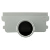 Fond/naissance d'extremite PVC d40/50 - accessoires caniveau bas cab134 pour can