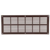 Grille men. rect.extra pl-150 marron