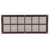 Grille men. rect.extra pl-150 marron