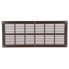 Grille men. rect.extra pl-150 marron