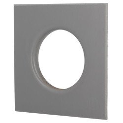 Platine 220x220 e.4mm avec collet