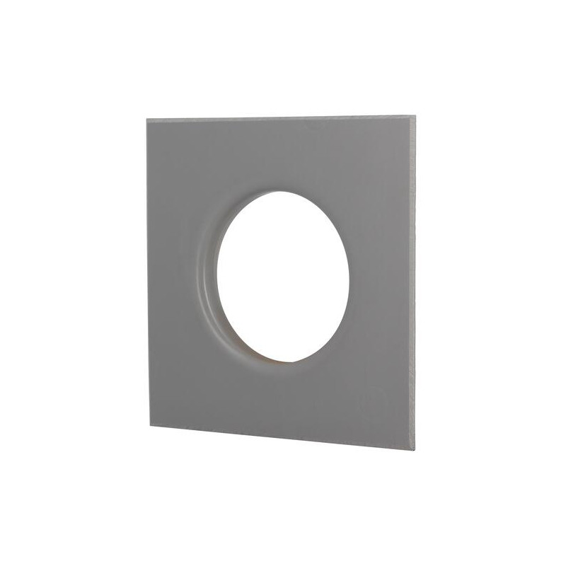 Platine 220x220 e.4mm avec collet