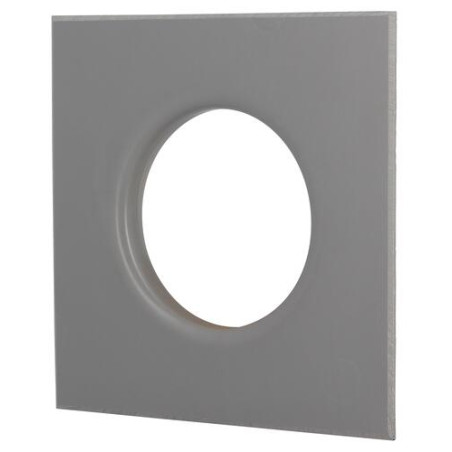 Platine 220x220 e.4mm avec collet