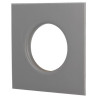 Platine 220x220 e.4mm avec collet