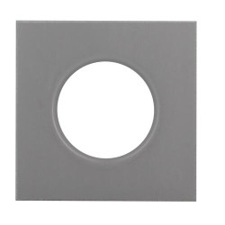 Platine 220x220 e.4mm avec collet