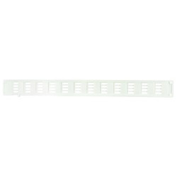 Grille men.rect.plate usage div. l400