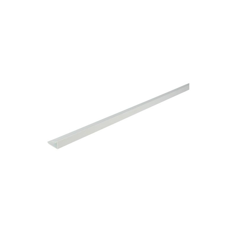 Profilé "U" petite finition BELRIV®Tradi, à clouer, blanc, en PVC