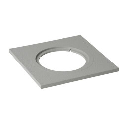 Platine 150x150 pour siphonnette Ø32 et 40