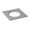 Platine 150x150 pour siphonnette Ø32 et 40