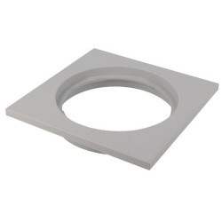 Platine 150 x 150 mm grise
