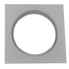 Platine 150 x 150 mm grise