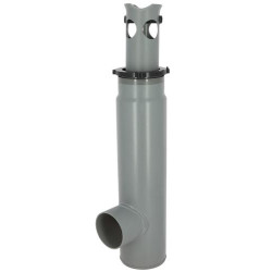 Piege a sable dn100 avec sortie dn100 bas, telescopique et ajustable 360°