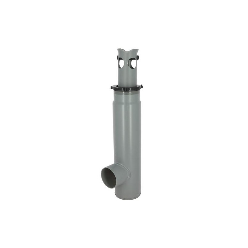 Piege a sable dn100 avec sortie dn100 bas, telescopique et ajustable 360°