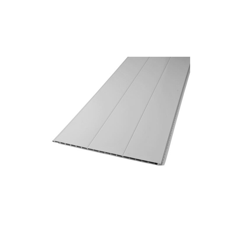 Profilé s/face alve 33cm maxi lame 3m gris cl