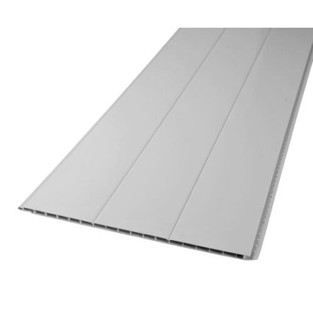 Profilé s/face alve 33cm maxi lame 3m gris cl