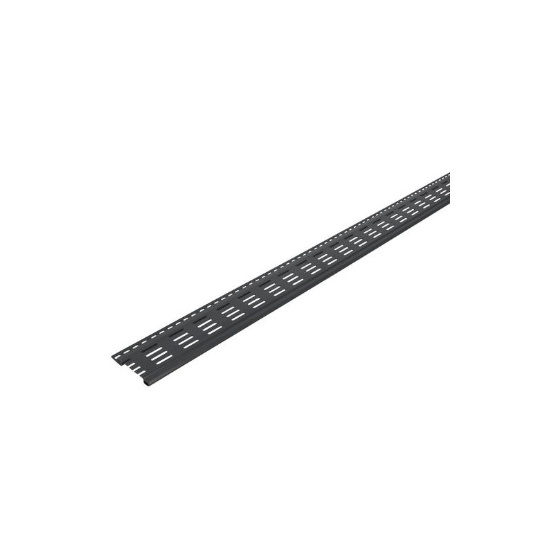 Profilé ventilation BELRIV®Tradi, 2 m, surface ventilation 77 cm²/ml, anthracite