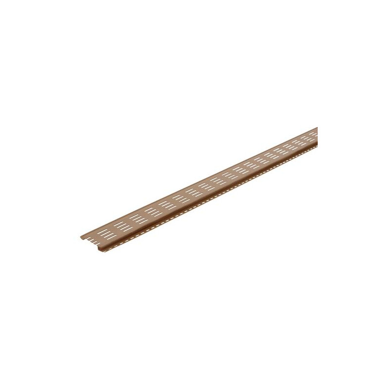 Profilé de ventilation BELRIV®, longueur 2 m, sous face finition chêne liège