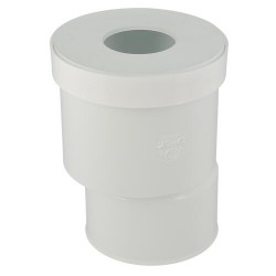 Pipe wc sortie droite excentrée 65/95 Ø100