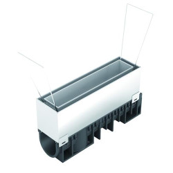 Regard acces 100 hd inox 430 prof.1 c250 fente