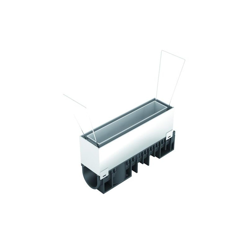 Regard acces 100 hd inox 430 prof.1 c250 fente