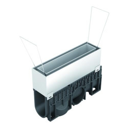 Regard acces 100 hd inox 430 prof.3 c250 fente