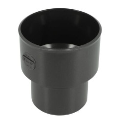 Réduction concentrique TECHTAN®, Ø 80/100, tube de descente Ø 80/100, graphite