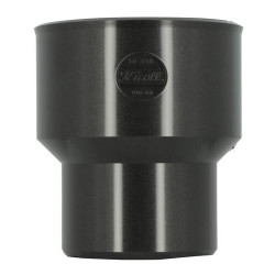 Réduction concentrique TECHTAN®, Ø 80/100, tube de descente Ø 80/100, graphite