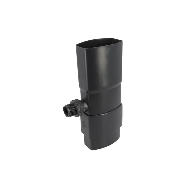 Récupérateur pluvial OVATION® en TECHTAN®, descente 90x56, anthracite