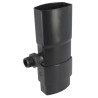 Récupérateur pluvial OVATION® en TECHTAN®, descente 90x56, anthracite
