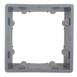 Réhausse pour regard eaux pluviales, à clipser, 30x30x15 cm, gris clair