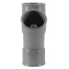 PVC culotte double parallele Ø32 femelle / femelle évacuation