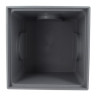 Regard Télécom, avec 2 bouchons réducteurs doubles, 25x25x25, gris clair