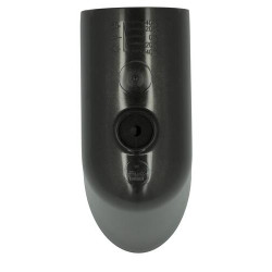 Pied de chute esthétique en TECHTAN®, pour tube de descente Ø 80, graphite