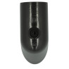 Pied de chute esthétique en TECHTAN®, pour tube de descente Ø 80, graphite