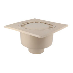 Siphon cour 30-30 sortie vert. Ø110 sable