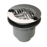 Bonde siphoide Ø90 sort.vert.gr.inox