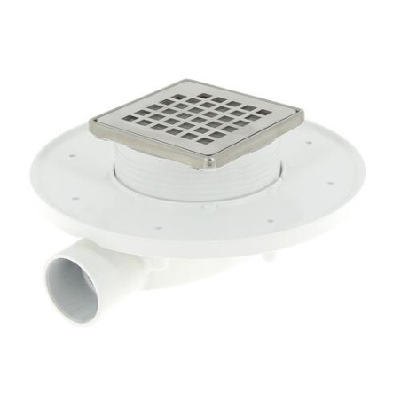 Siphon de douche DOCIA®XS Magnetech®, faible hauteur, sortie horizontale, Ø 40 - réf. SFH10IC