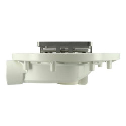 Siphon faible hauteur Ø40, DOCIA®XS Magnetech® avec grille inox à carreler