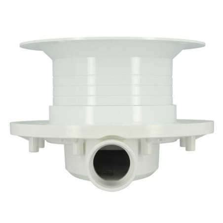Siphon MAGNETECH® pour sol souple, avec grille PVC, clapet et contre-clapet